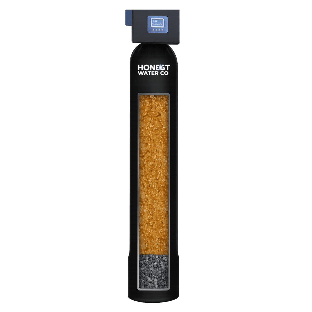 Honest Water Co. whole-home water softener tank